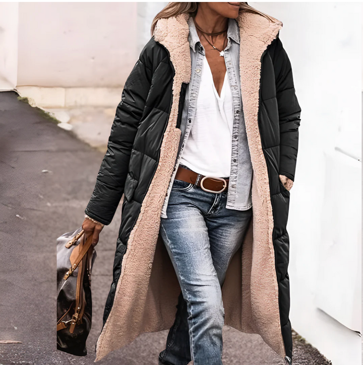 Sandra | Calda mantella reversibile