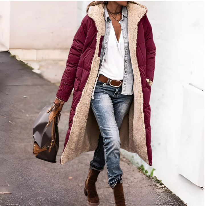 Sandra | Calda mantella reversibile