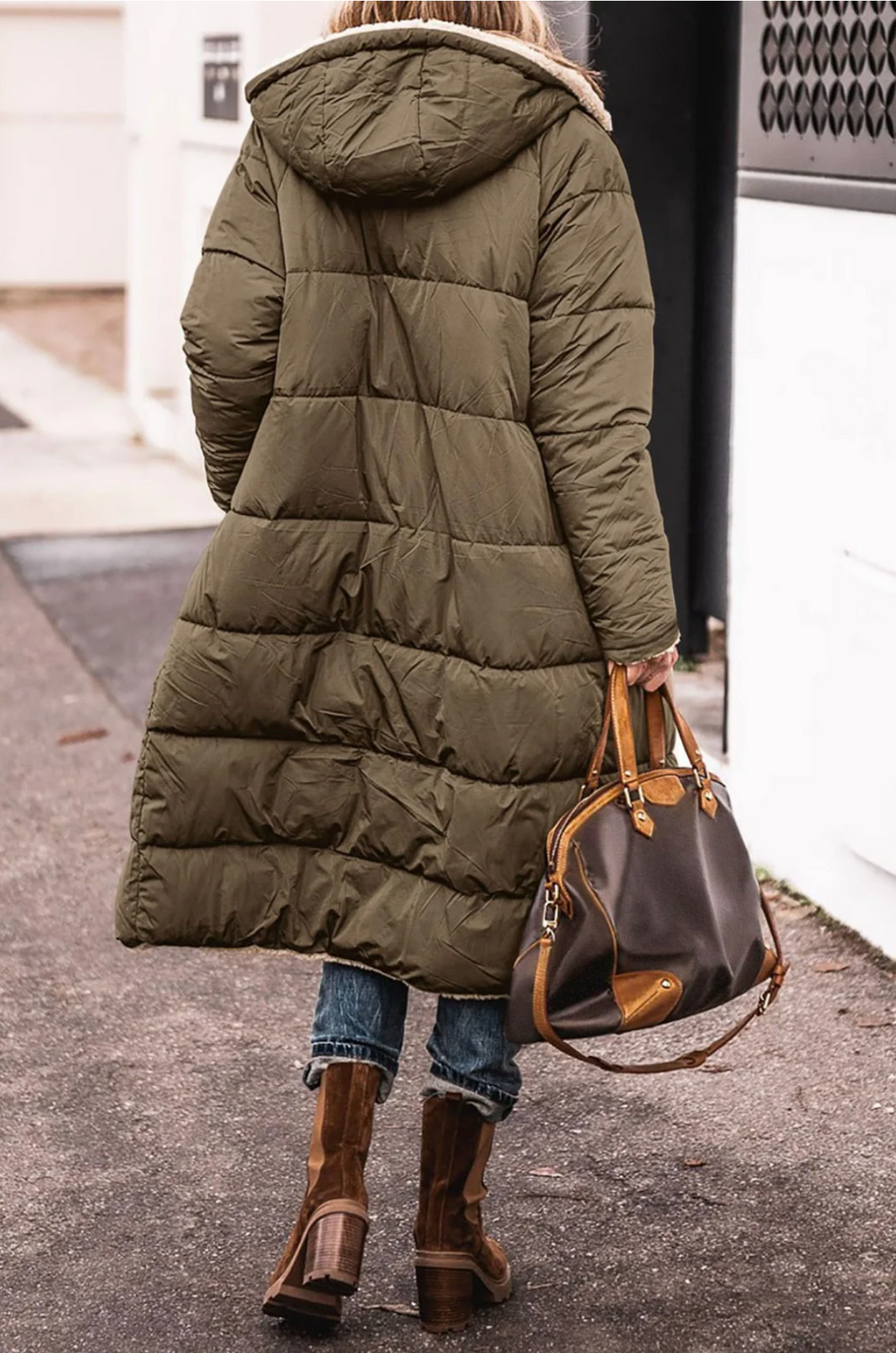 Sandra | Calda mantella reversibile