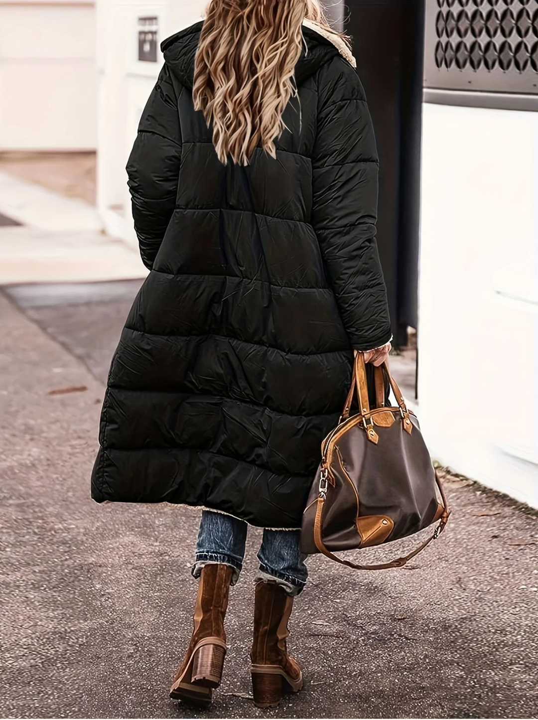 Sandra | Calda mantella reversibile