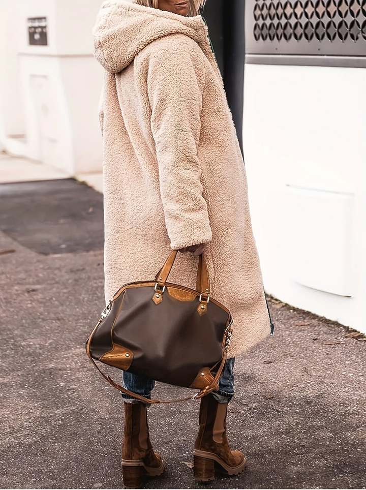 Sandra | Calda mantella reversibile