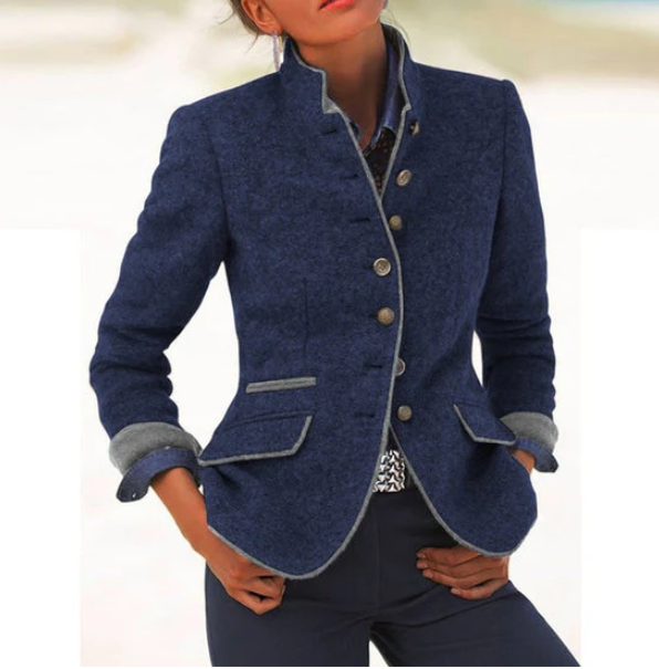 Adelina | Cardigan in maglia con collo alto