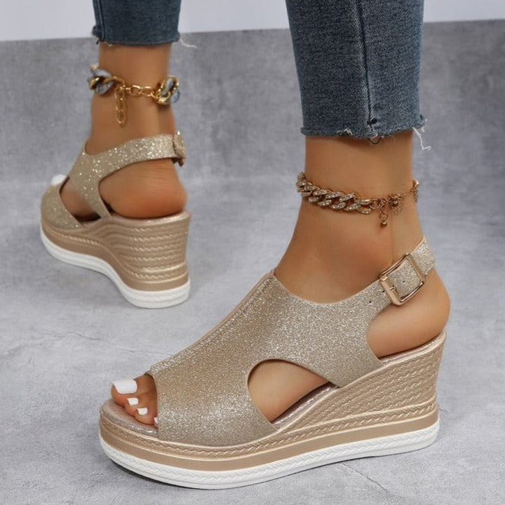 Anna Carolina | Sandali casual con zeppa