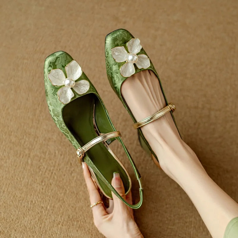 Matilde | Scarpe eleganti da donna con dettaglio floreale
