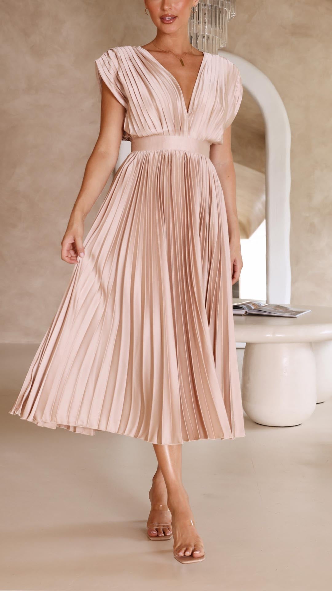 Giovanna | Abito plissé elegante