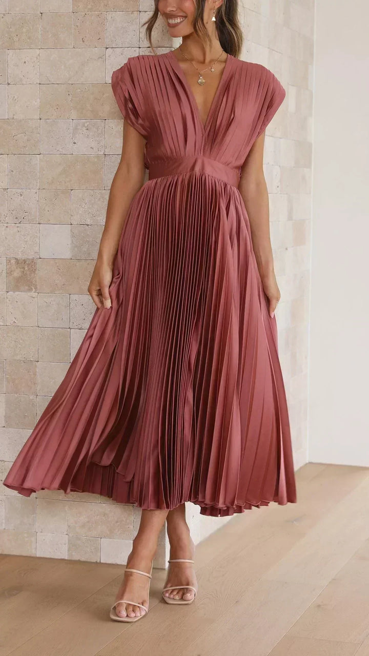 Giovanna | Abito plissé elegante