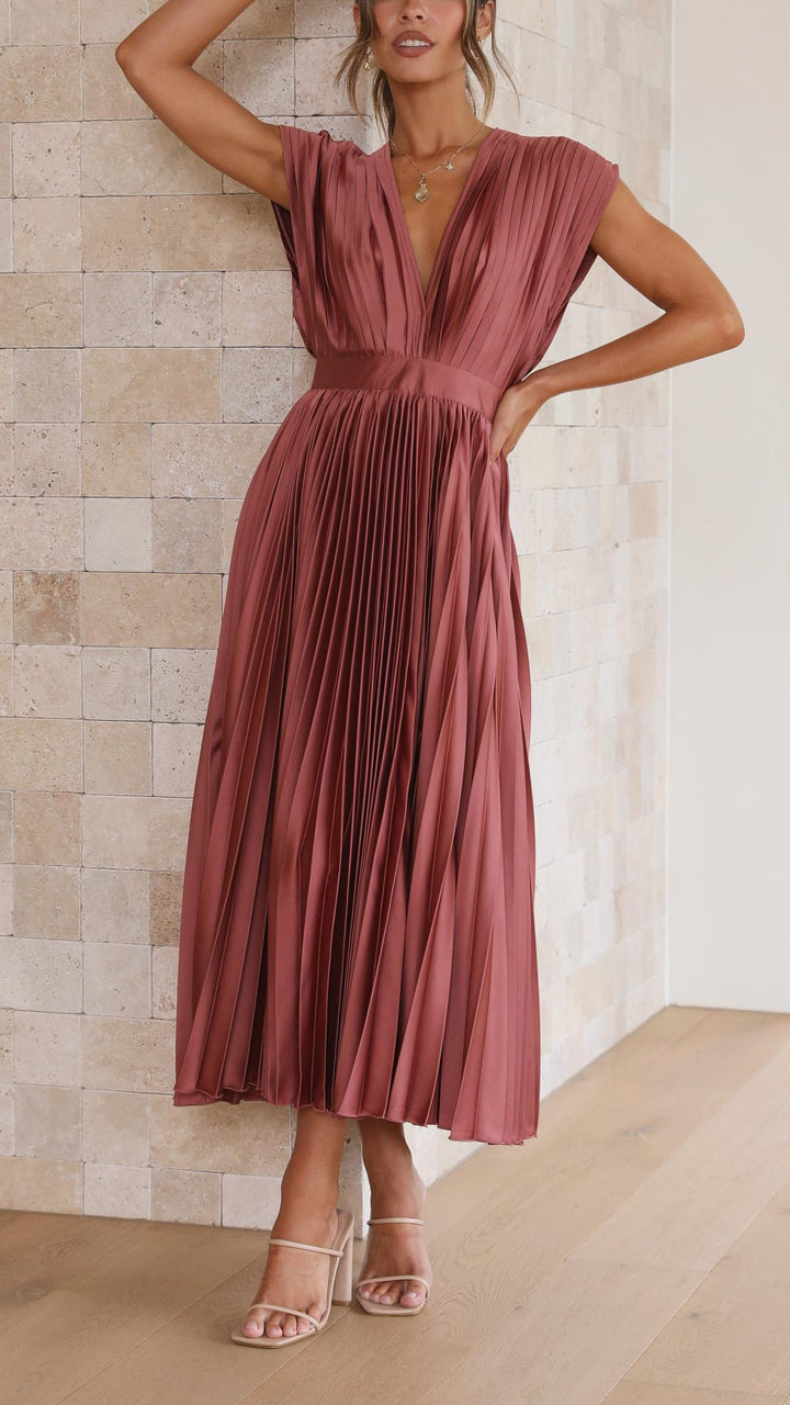 Giovanna | Abito plissé elegante