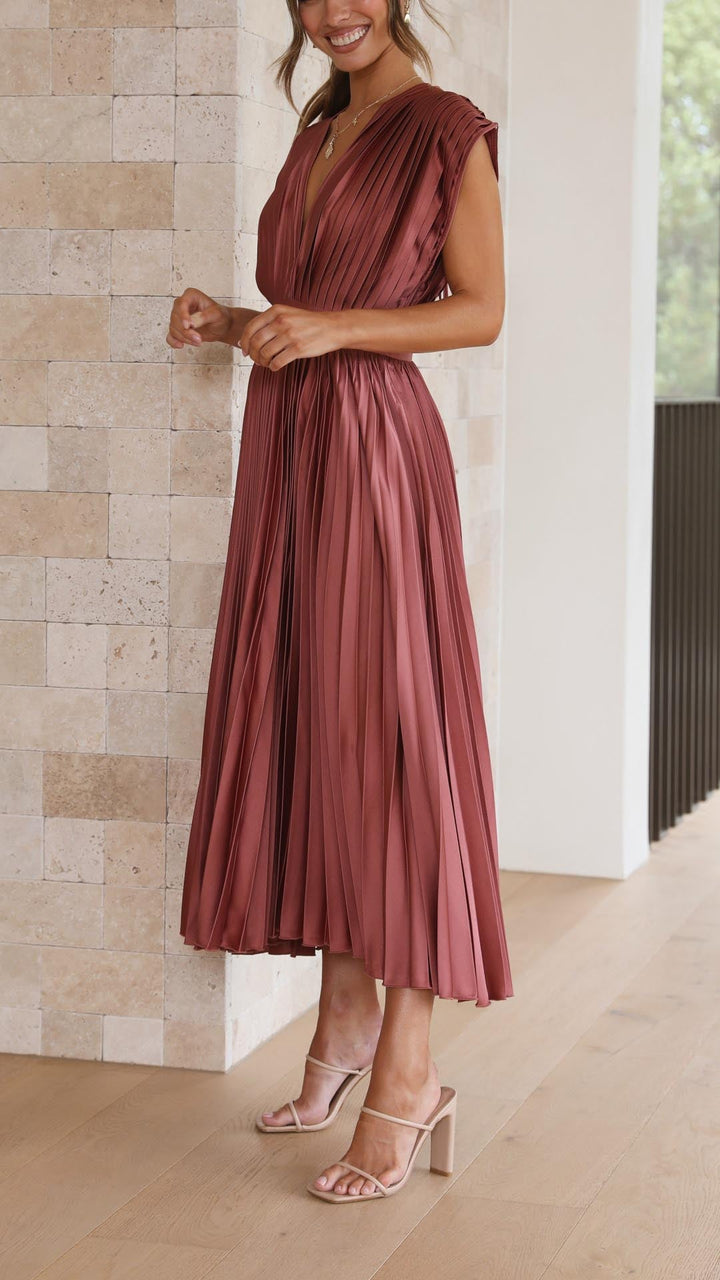 Giovanna | Abito plissé elegante