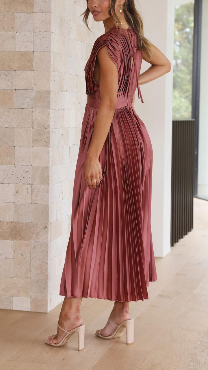 Giovanna | Abito plissé elegante