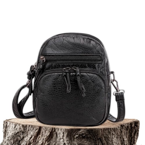 Rosa | Borsa in pelle dalle linee semplici