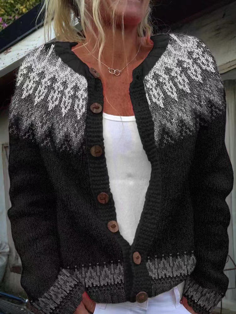 Chiara | Cardigan vintage in stile islandese