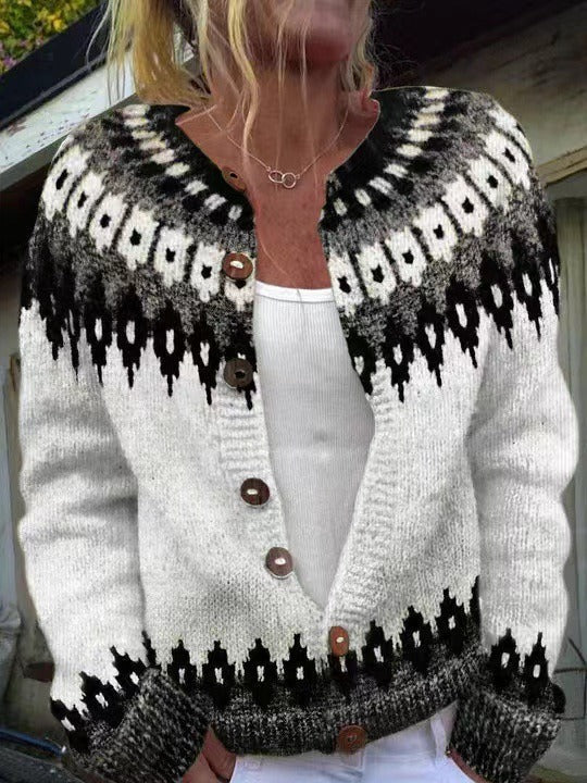 Regina | Cardigan vintage in stile islandese