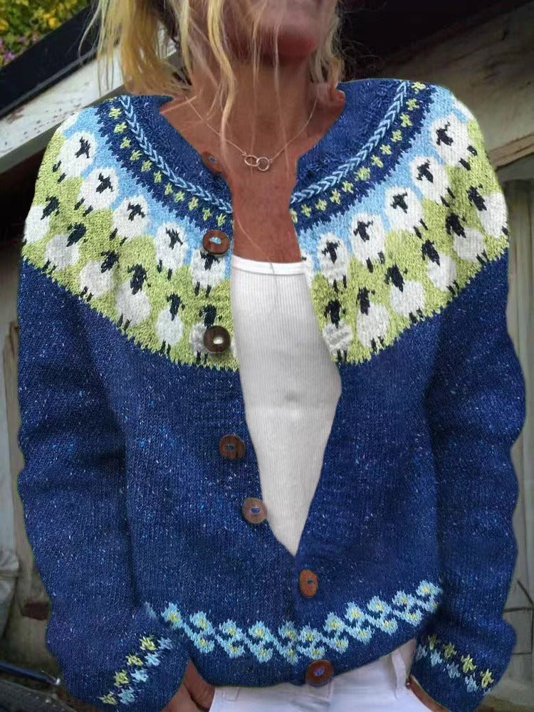 Gisella | Cardigan vintage in stile islandese