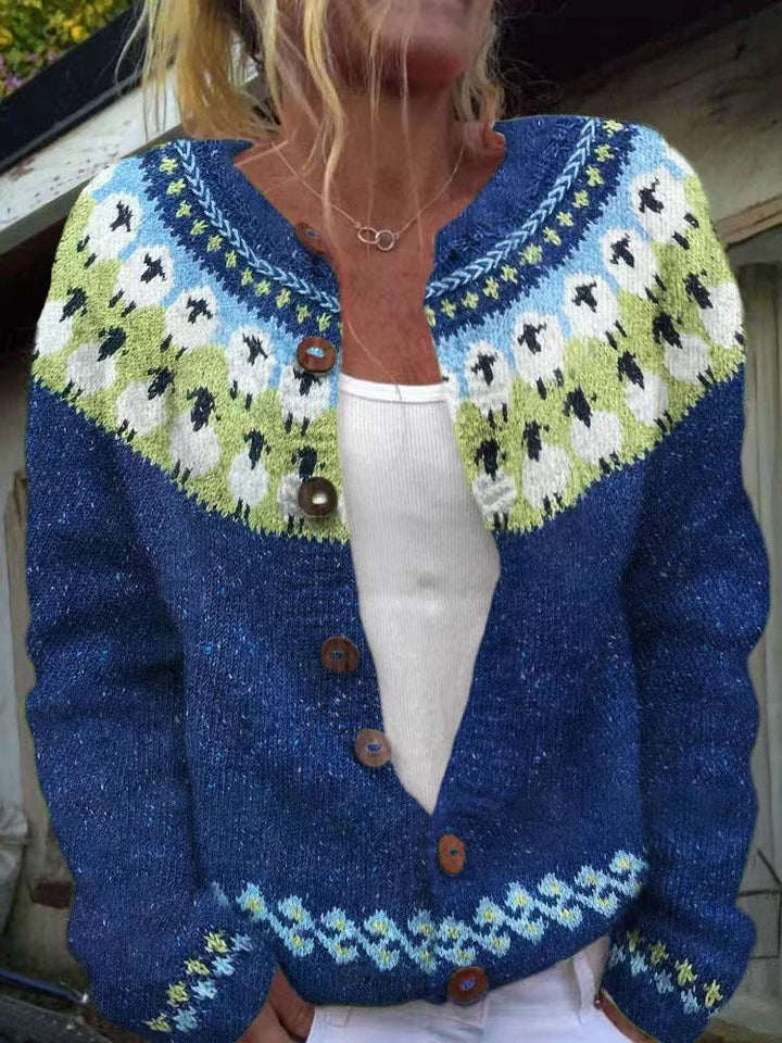 Gisella | Cardigan vintage in stile islandese