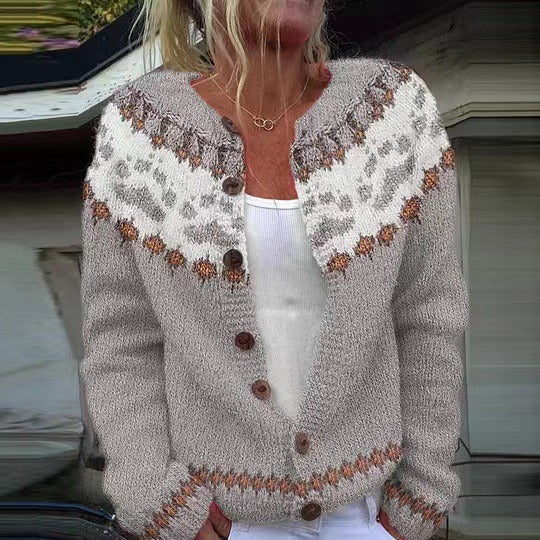 Ildegarda | Cardigan vintage in stile islandese