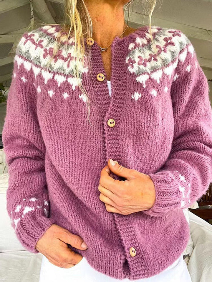 Anna | Cardigan vintage in stile islandese