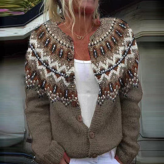 Elisabetta | Cardigan vintage in stile islandese