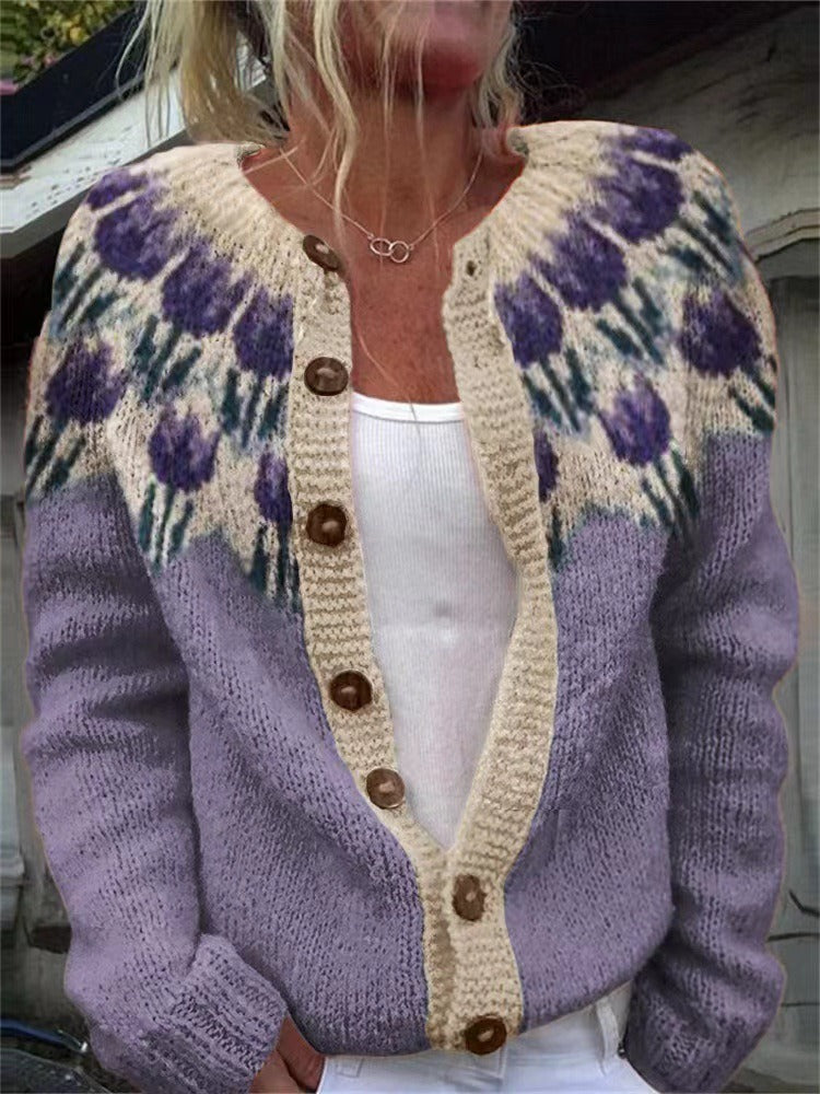 Greta | Cardigan vintage in stile islandese
