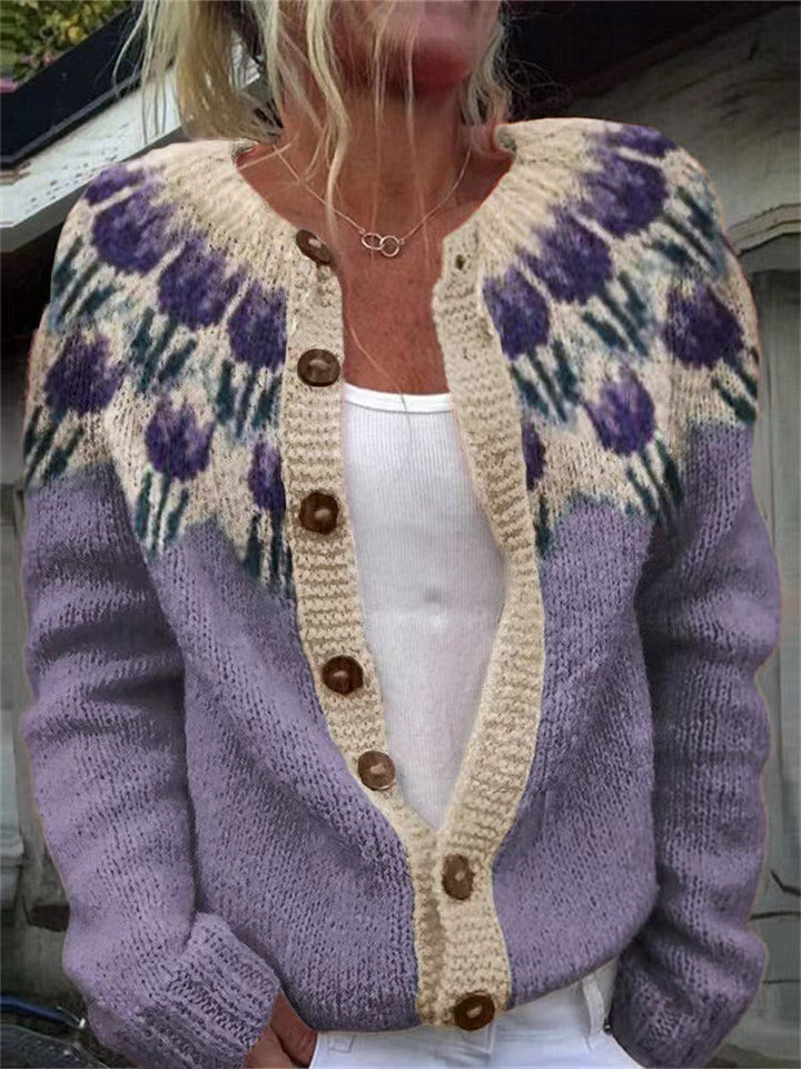 Greta | Cardigan vintage in stile islandese
