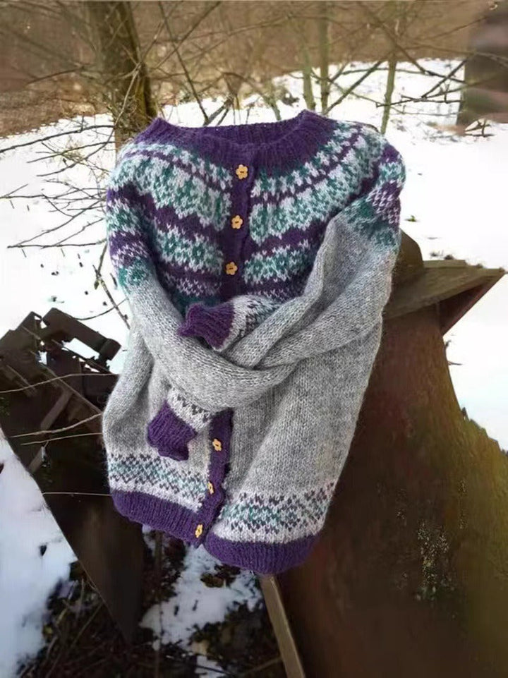 Dorotea | Cardigan vintage in stile islandese