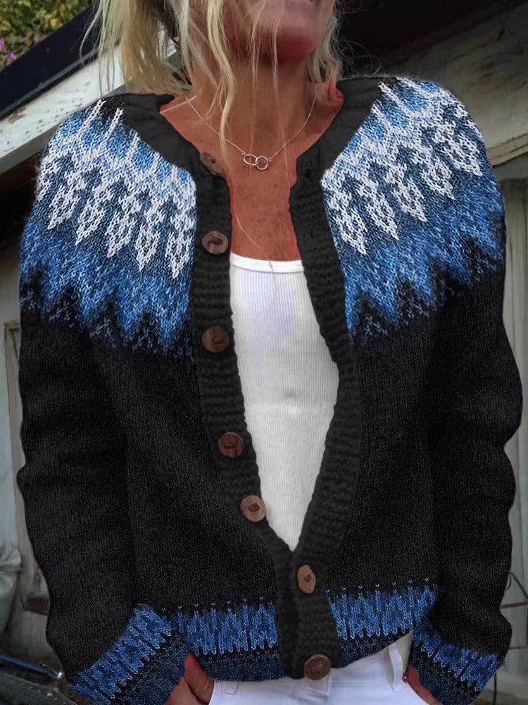 Caterina | Cardigan vintage in stile islandese