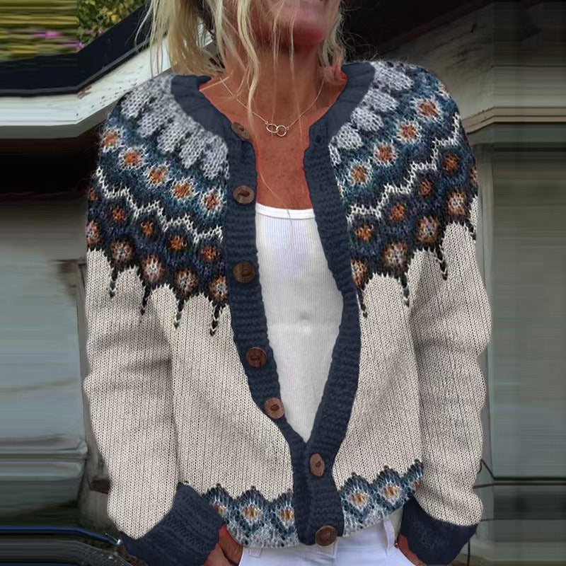 Gertrude | Cardigan vintage in stile islandese