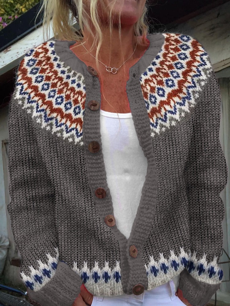 Elisabetta | Cardigan vintage in stile islandese