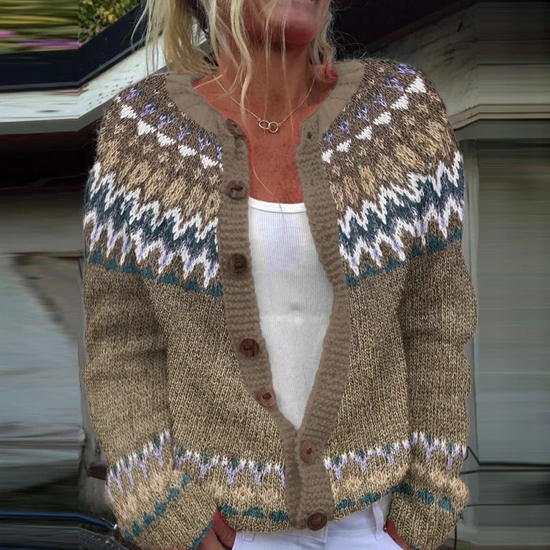 Daniela | Cardigan vintage in stile islandese