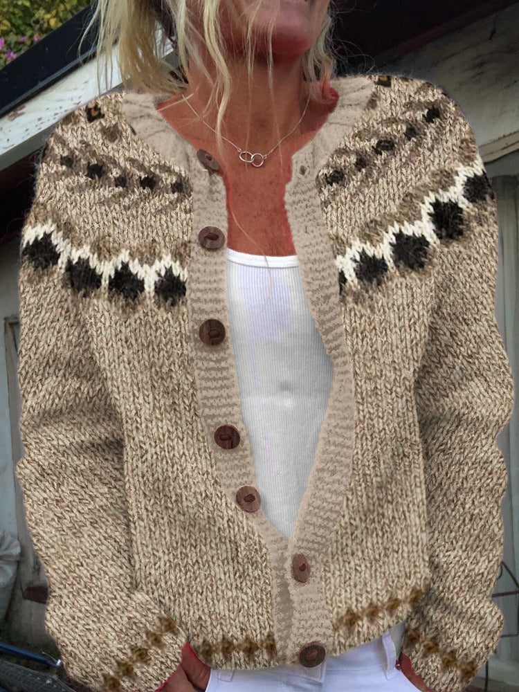 Barbara | Cardigan vintage in stile islandese