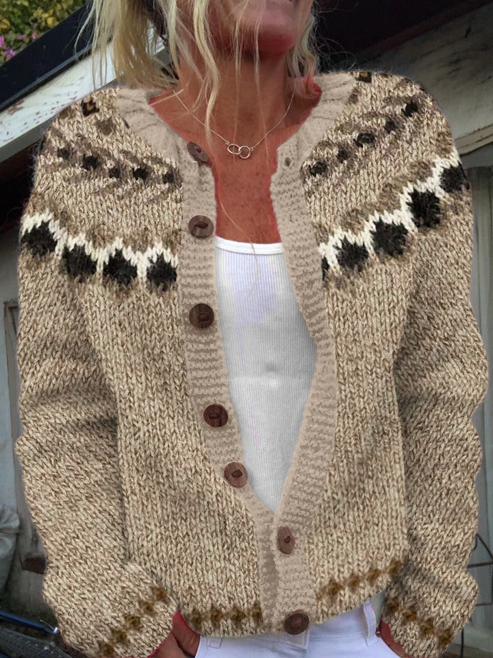 Barbara | Cardigan vintage in stile islandese