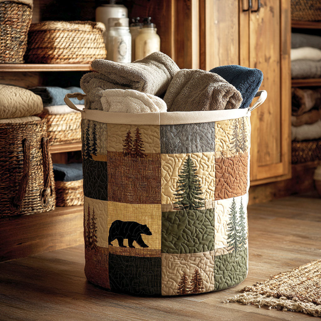 Evie | Cesto Portabiancheria Mosaico Del Bosco