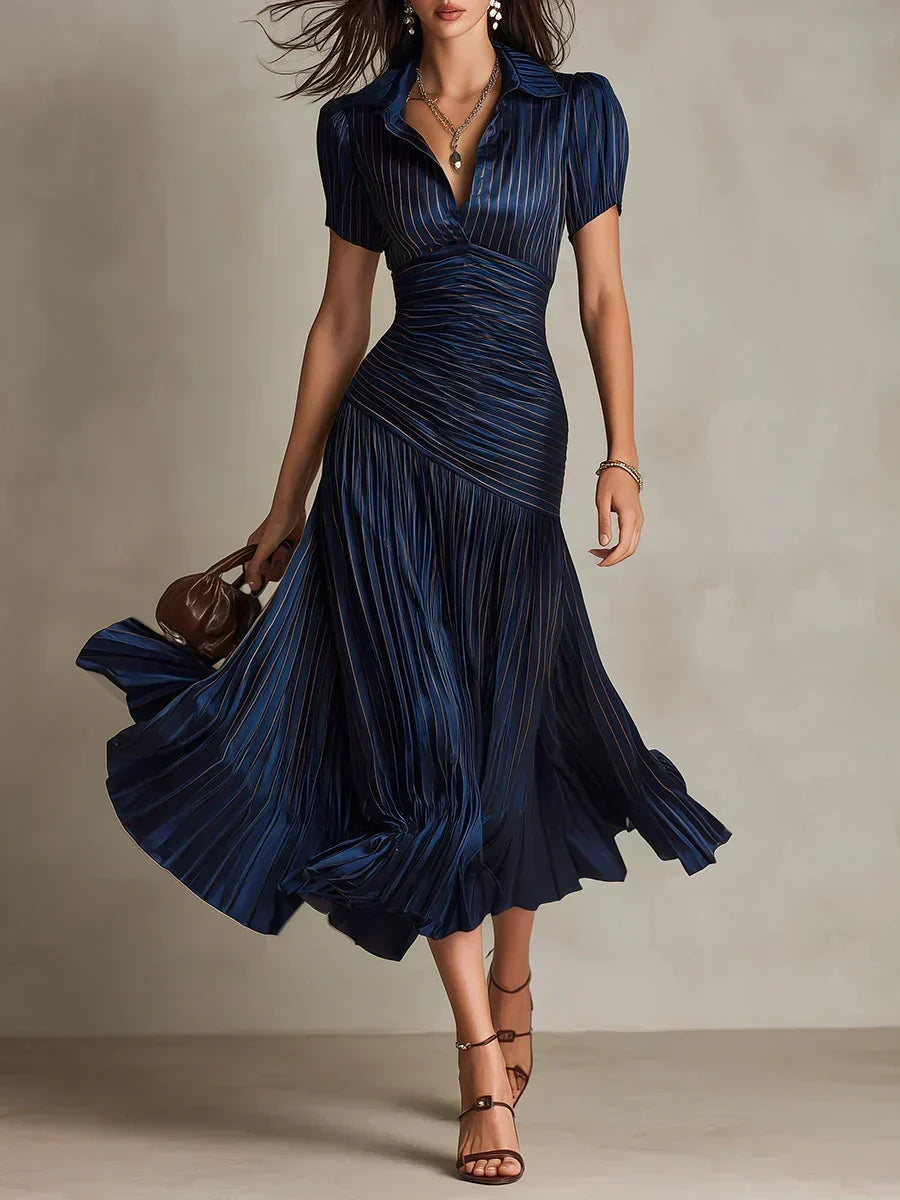Elena | Abito lungo elegante vintage in chiffon