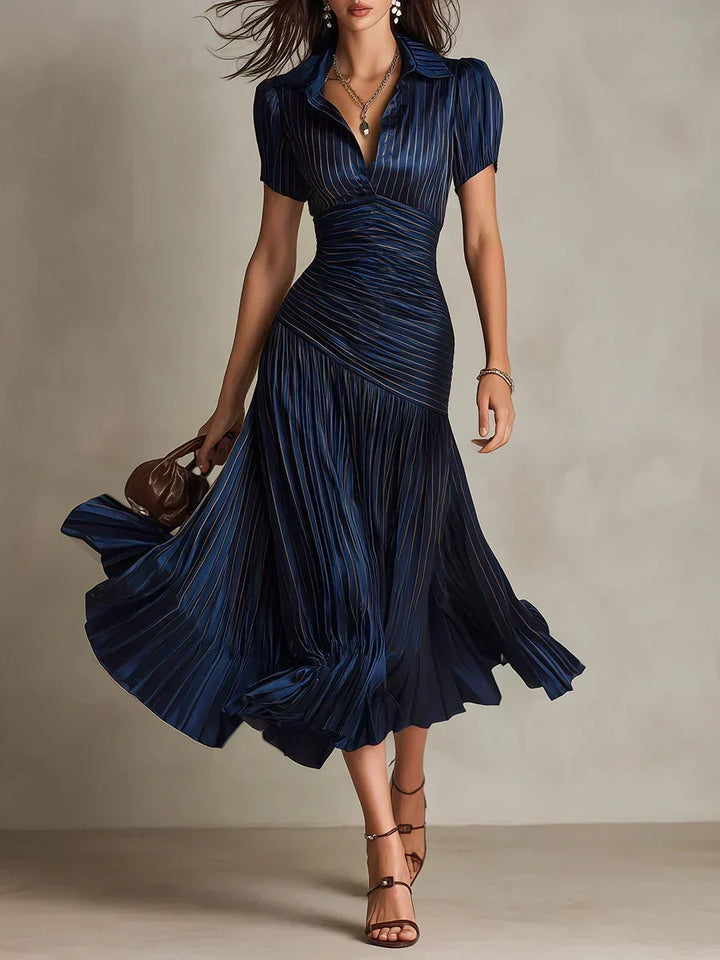 Elena | Abito lungo elegante vintage in chiffon