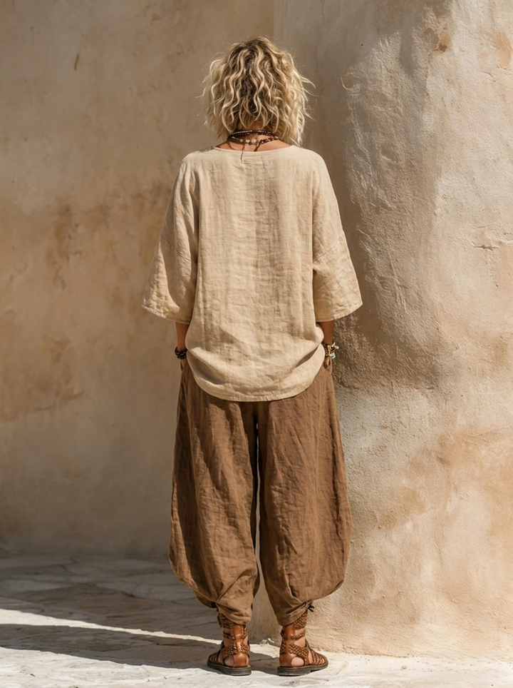 Lavinia | Completo in tre pezzi ispirato all'arte boho nomade