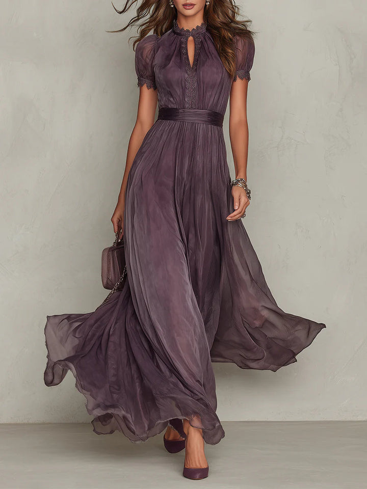 Mia | Abito lungo elegante vintage in chiffon