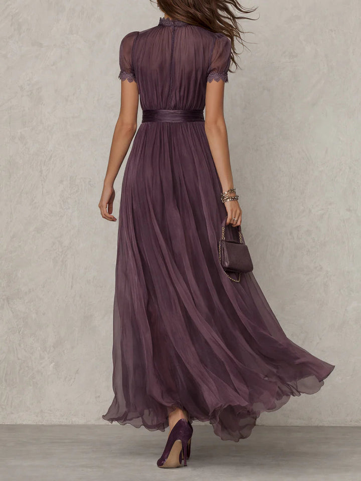 Mia | Abito lungo elegante vintage in chiffon