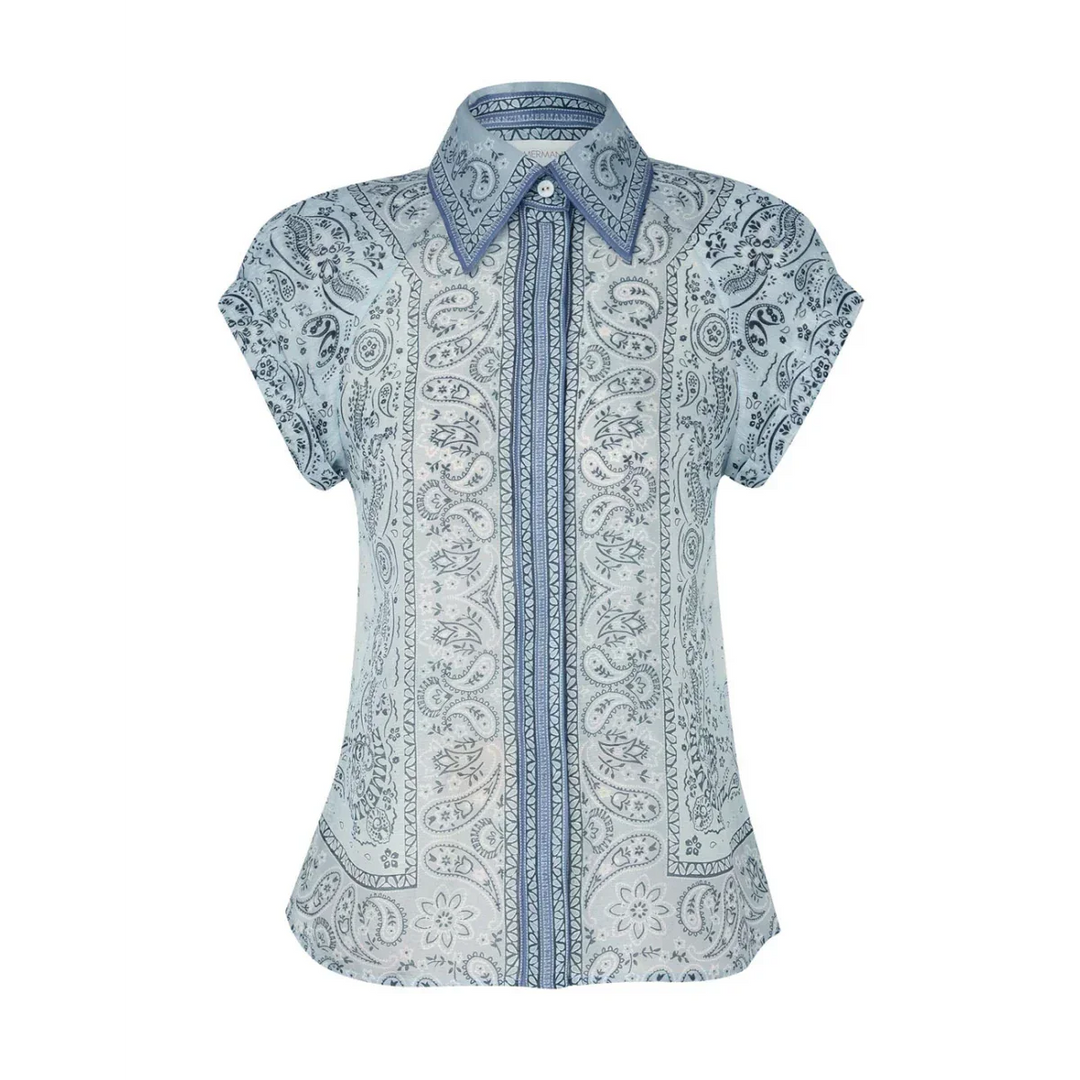 Maddalena | Completo boho stampato in due pezzi