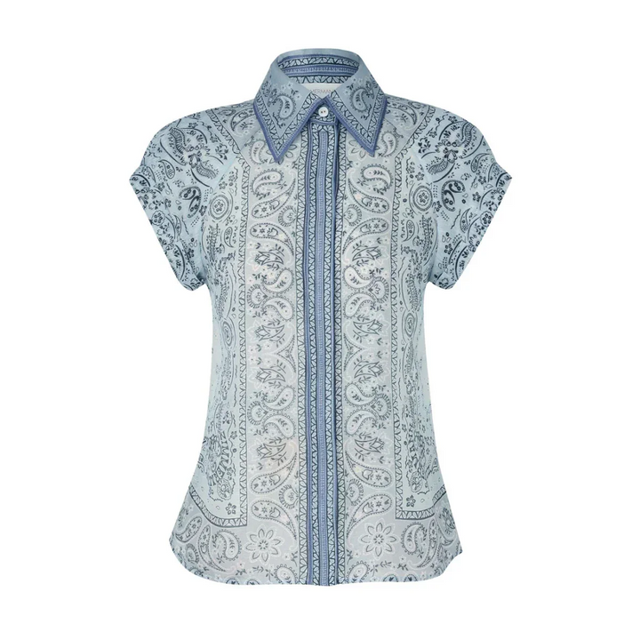 Maddalena | Completo boho stampato in due pezzi
