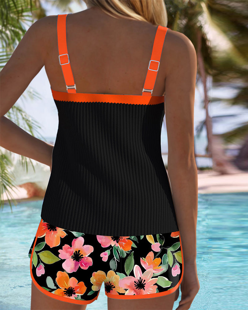 Rosa | Tankini elegante in due pezzi