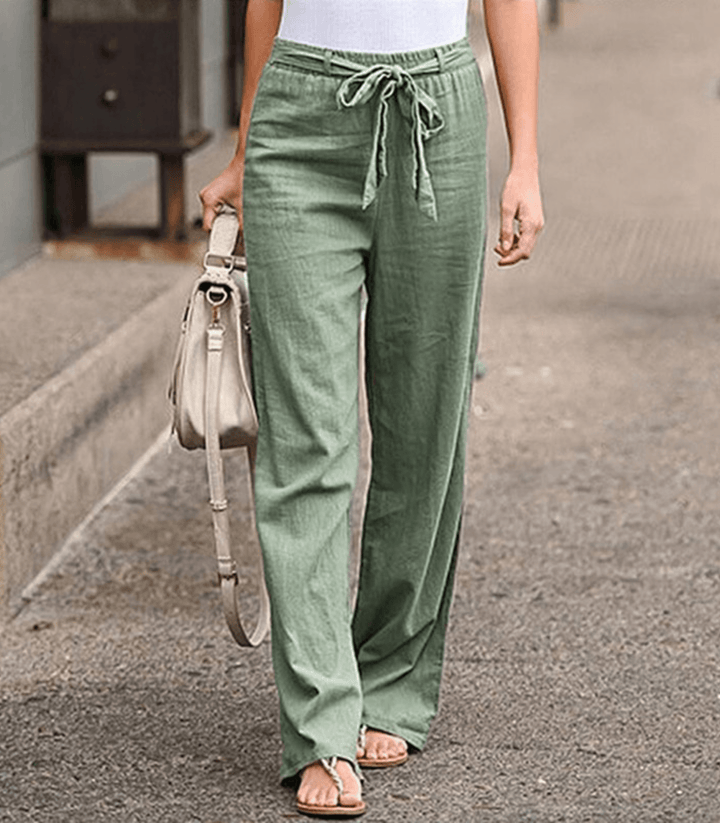 Ida | Pantaloni rilassati da donna con coulisse e vita elasticizzata