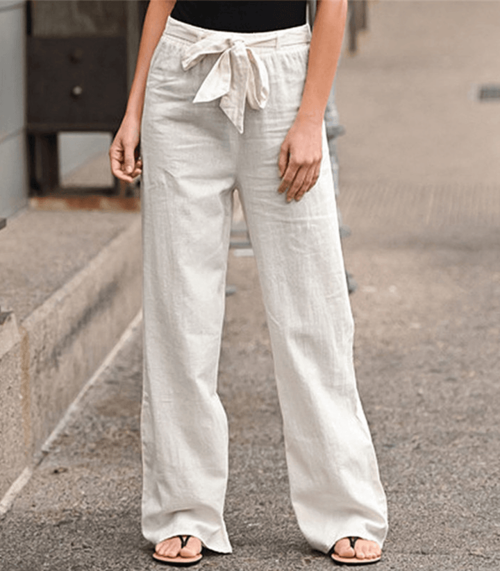 Ida | Pantaloni rilassati da donna con coulisse e vita elasticizzata