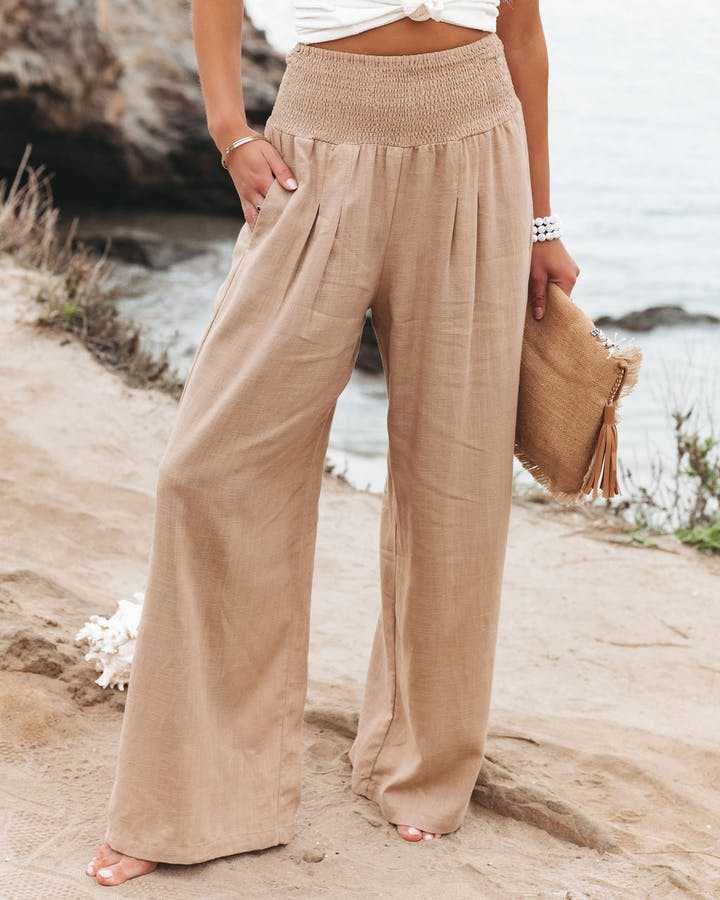 Marta | Pantaloni ampi da spiaggia