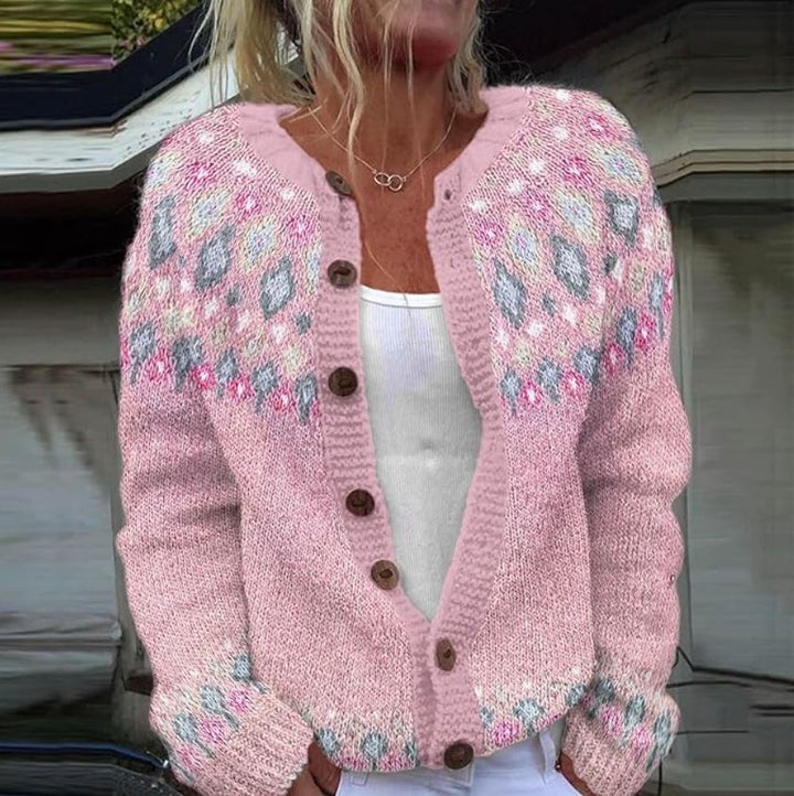 Caterina | Cardigan comodo rosa