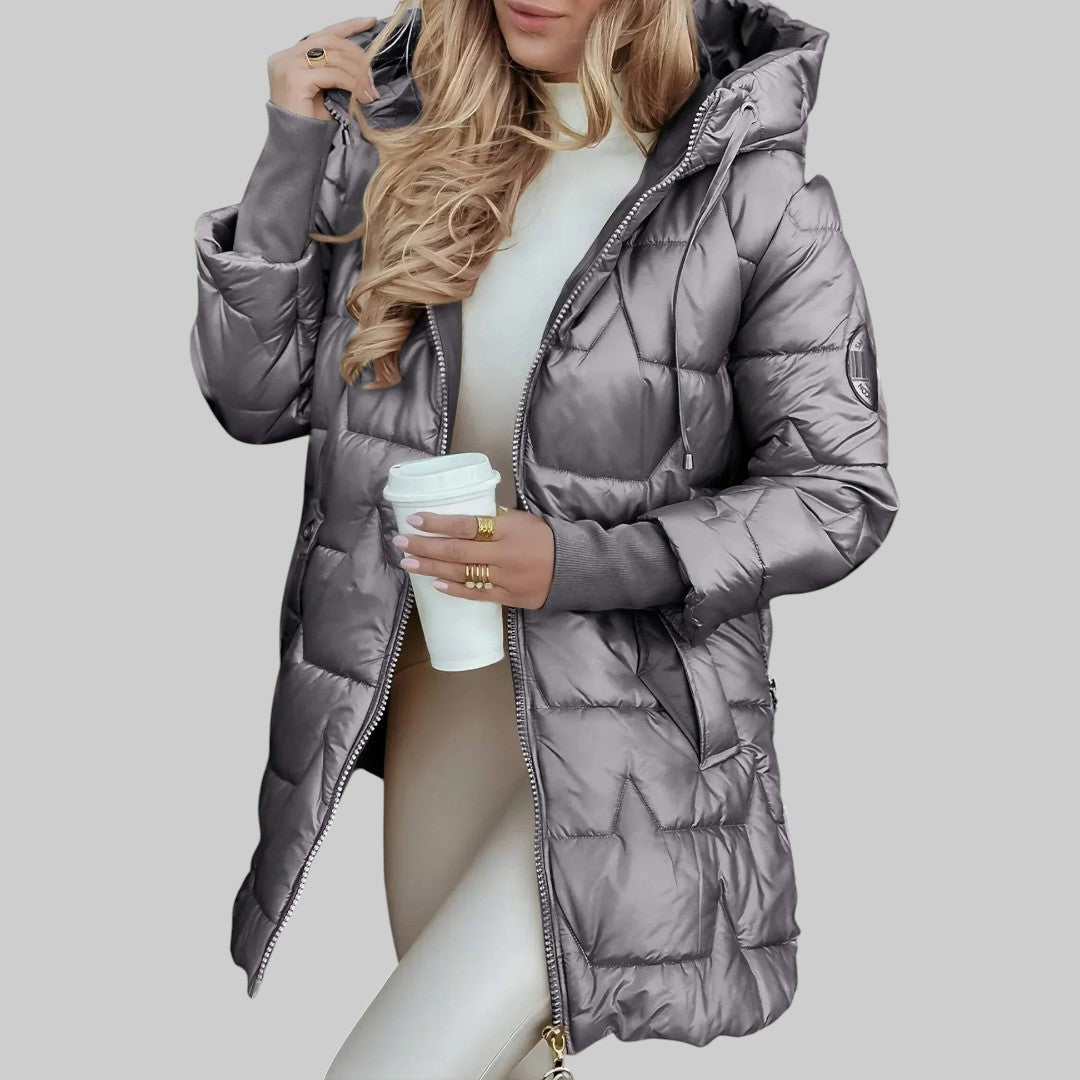 Ida | Cappotto autunnale elegante con cappuccio