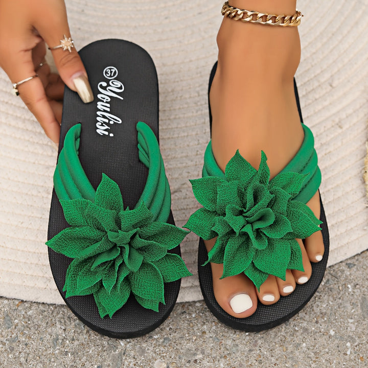 Rosa | Sandali eleganti floreali