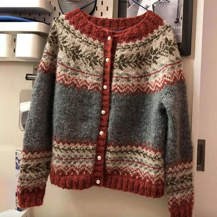 Claudia | Cardigan vintage in stile islandese