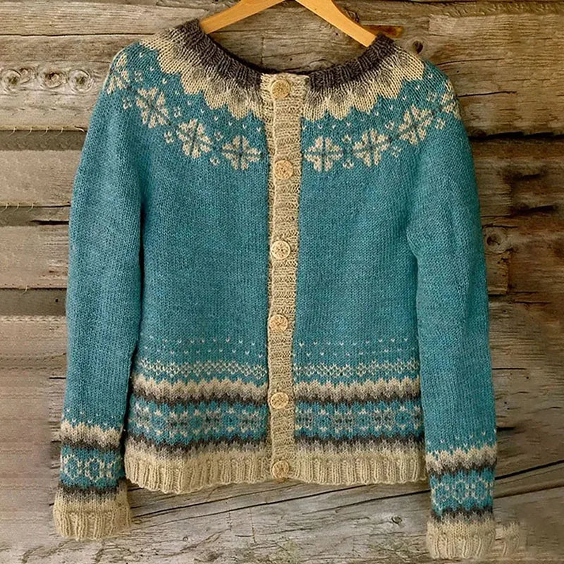 Annalisa | Cardigan vintage in stile islandese