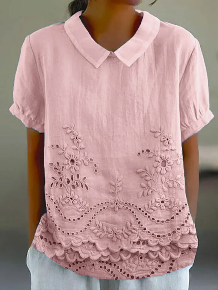 Tabita | Blusa con ricami floreali
