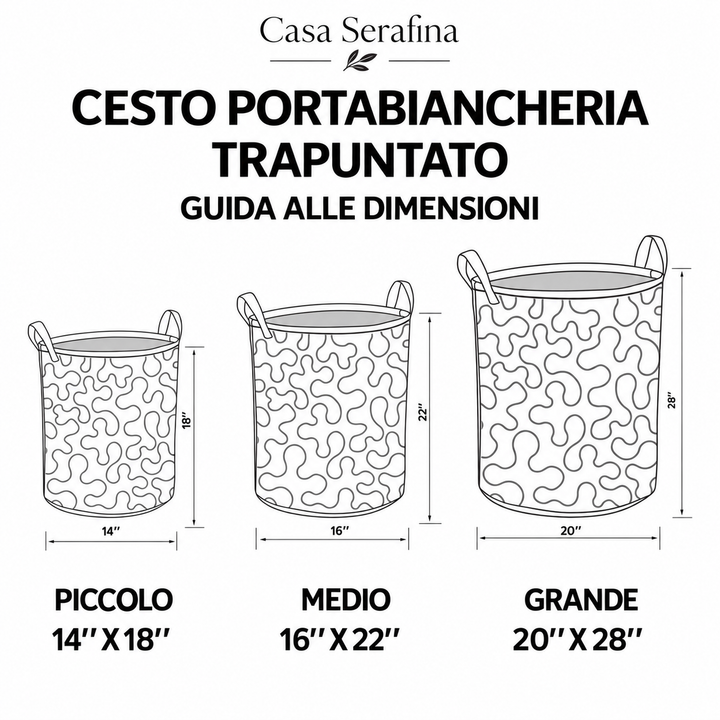 Fioritura Al Tramonto | Cesto Contenitore Trapuntato Paradiso Tropicale