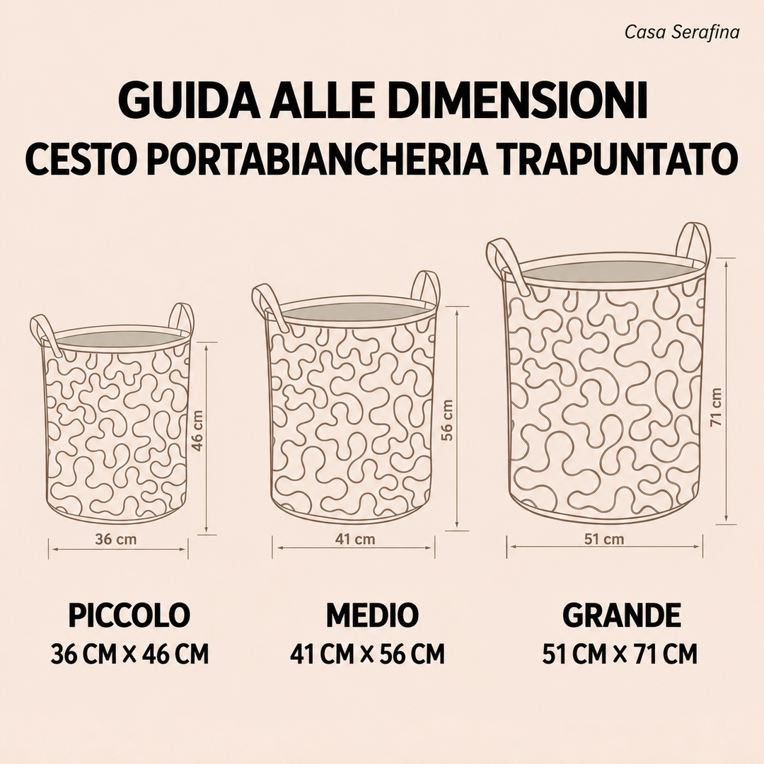 Cesto Trapuntato Con Tartarughe | Cesto Fatto A Mano